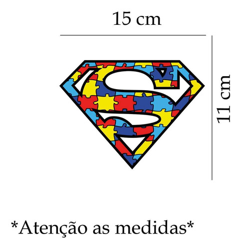 Adesivo Para Carro Autismo - Super Man