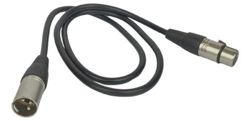 Cable Micrófono 1mt Xlr Macho - Hembra Carver Pro