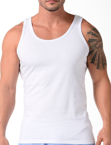 Camiseta Cuello Redondo Manga Sisa Algodón (2211)