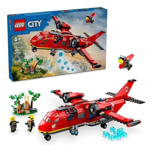 Lego City Fire Rescue Plane 60413