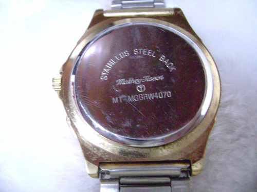 Excelente Relógio De Pulso Mathey Tissot Chapeado A Ouro