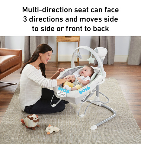 Columpio Para Bebé Soothe N Sway Lx Con Gorila Portátil