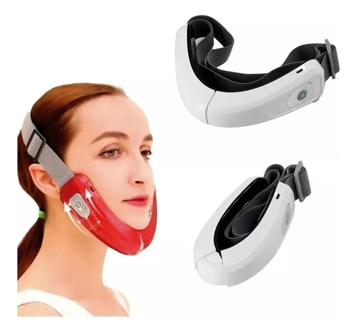 Reductor Quita Papada Facial Masajeador Led Vibración Cuello