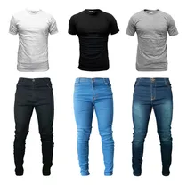 Comprar Combo Ropa Hombre Tres Remeras Tres Jeans Oportunidad Oferta