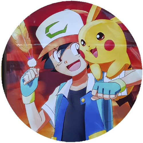 Cuadro Poster Pokemon 001, Ash & Pikachu