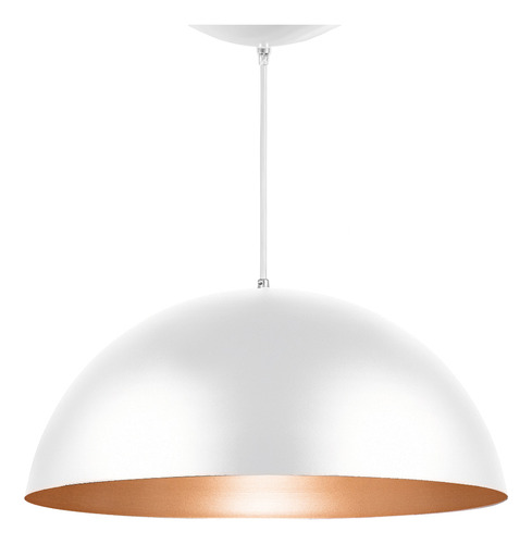 Pendente Luminária Meia Lua M 42cm Diâmetro X 18cm