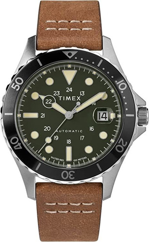 Timex 1.614 In Navi Xl Automático Cuero