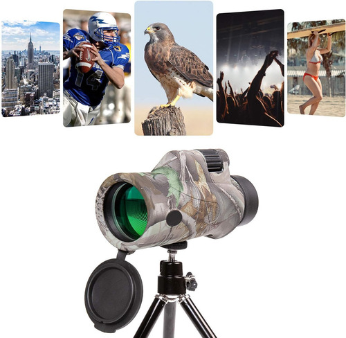Telescopio Monocular De 10 X 42 Pulgadas, Monocular De Caza