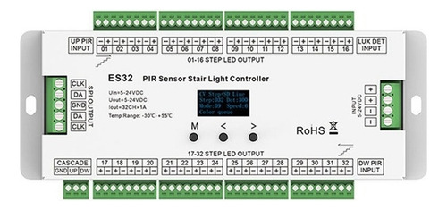Controlador De Luz De Escalera Con Sensor Pir Es32 De 32 Can