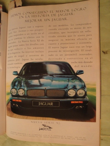 Publicidad Jaguar Xj Año 1994