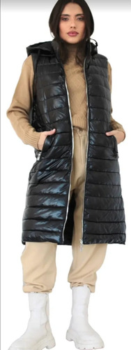 Chaleco Largo Tmill Para Mujer Impotado Original