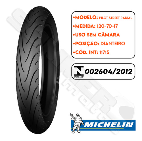 Par Pneu Gsr 750 120-70-17 + 180-55-17 Michelin