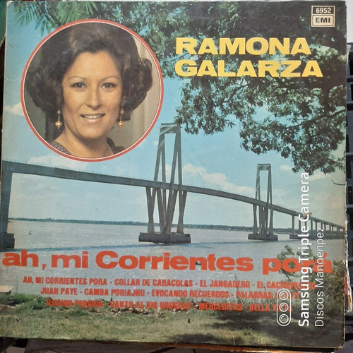 Vinilo Ramona Galarza Ah Mi Corrientes Pora F4