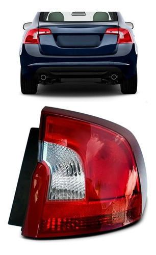 Lanterna Traseira Volvo S60 2011 12 13 14 15 16 2017 Com Led