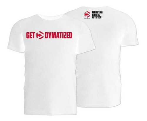 Camiseta Dry Fit - Dymatize - Branca - Tradicional