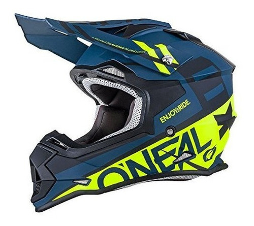 Oneal 2series Hombre Off Road Spyde Casco Blackhiviz Xlarge