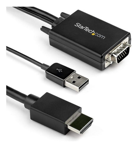 Cable Convertidor De Vga Hdmi De 2 M Soporte De Audio U...