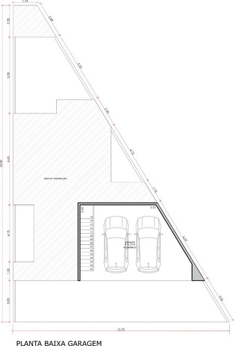 Imagem 3 de 6 de Planta De Casa 3 Quartos - Projeto Arquitetônico Completo
