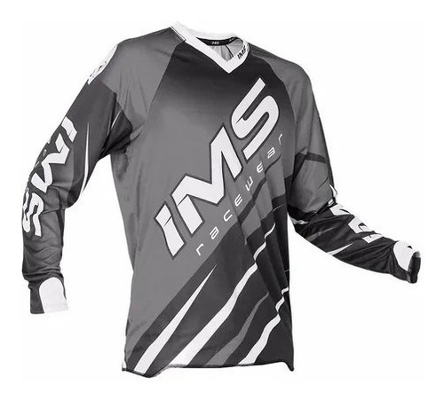 Camisa Motocross Bicicross Ims Action Preta Tamanho P Adulto