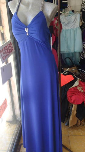 Vestido De Fiesta Color Azul Rey 