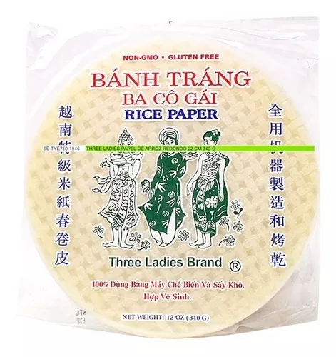 Papel de arroz redondo 22cm - 300 g