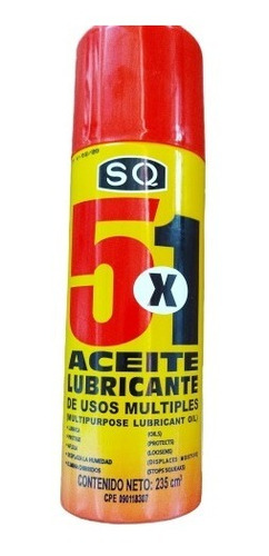 Sq Spray Lubricante 5x1 235ml