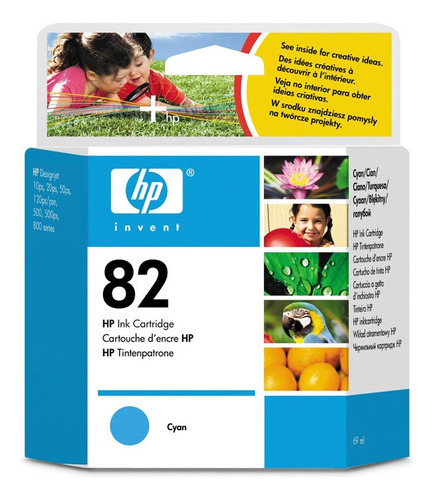 Cartucho de tinta cian HP C4911a de 69 ml