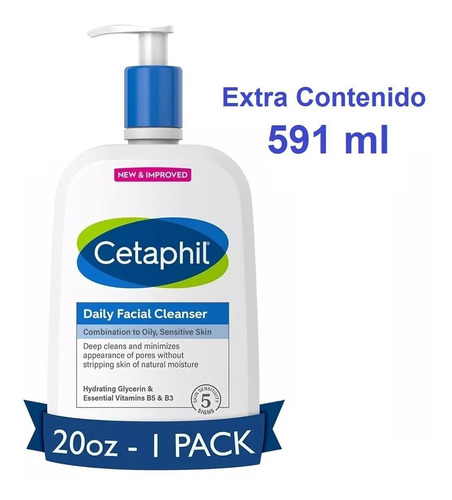 Gel Limpiador Diario Cetaphil 