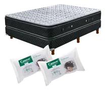 Comprar Combo Sommier Cannon Doral C\u002F Pillow 140x190cm + 2 Almohadas