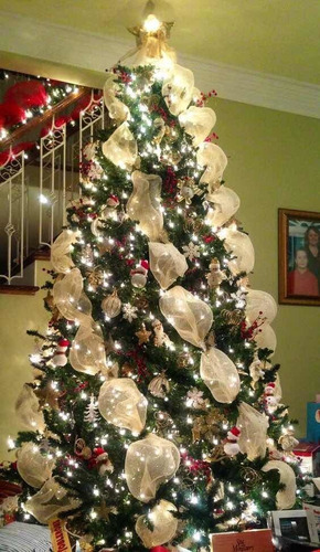 Arbol De Navidad Frondoso De Hojas 1.80 Mts X 90 Cm (tetero)