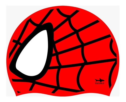 Gorras Natación Infantil Modelo Spiderman - Escualo Color Rojo Talla Unitalla Diseño De La Tela Estampada