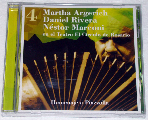 Argerich Rivera Marconi Homenaje A Piazzolla Cd Nuevo Kktu 