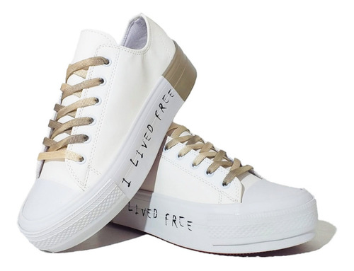 Imagen 2 de 5 de Zapatillas Free White