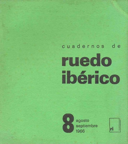 Cuaderno De Ruedo Iberico Nro 8 - Aa.vv., Autores Varios