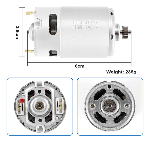 Motor Gsr14.4-2-li De 13 Dientes 1607022649 Hc683LG Para Dc1