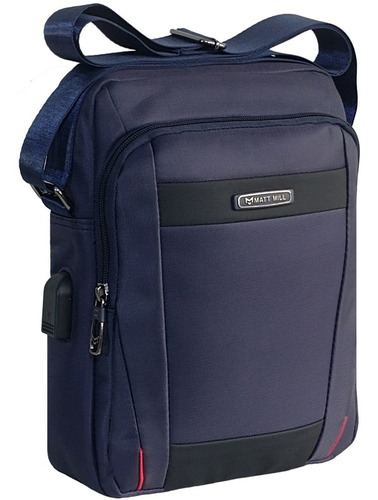 Imagen 1 de 6 de Morral Bolso Hombre Porta Tablet Accesorios Celular Lentes