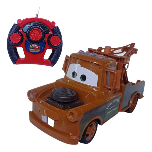 Carrinho Controle Remoto Total Carros Mater Disney