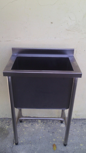 Bancada Tanque Industrial De Inox Medida De 800x600x900