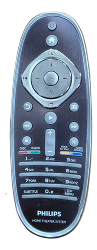 Controle Remoto Home Theater Philips Hts5561 - Hts9520 Prata (Usado)