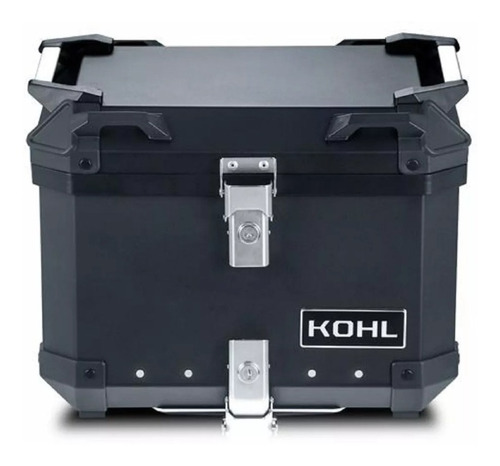 Baul Kohl Aluminio Black 40 Lts + Base Bmw - Ktm