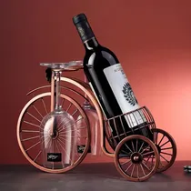 Comprar Cicodona Bicycle Wine Rack And Wine Glass Holder-hold 1 Wine Bottle And 2 Glasses-perfect For Home Kitchen Decor & Kitchen Storage Rack