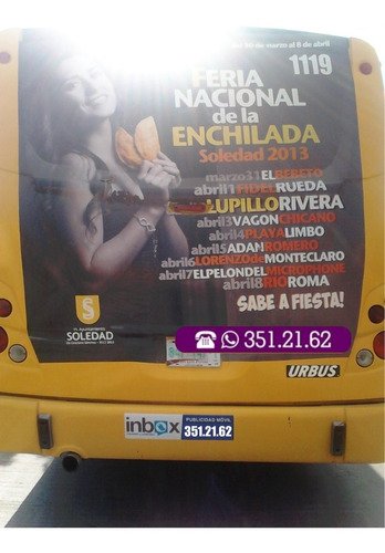 Publicidad Transporte Urbano Camiones San Luis Potosi