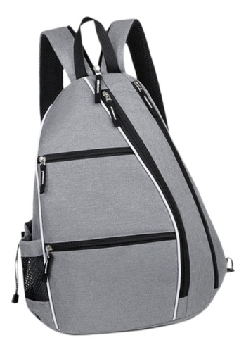 Mochila De Tenis Con Cierre De Cremallera Informal Y