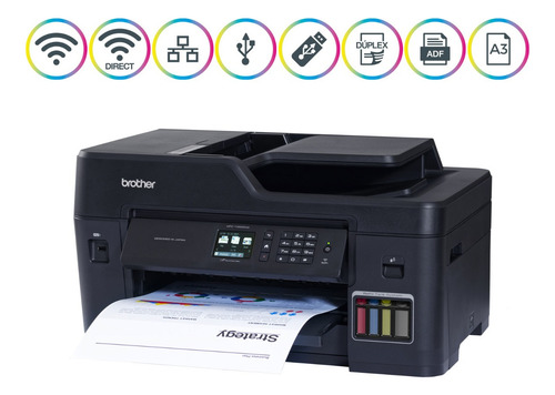 Brother Multifuncional T4500dw Color A3 Dúplex Wifi Ethernet