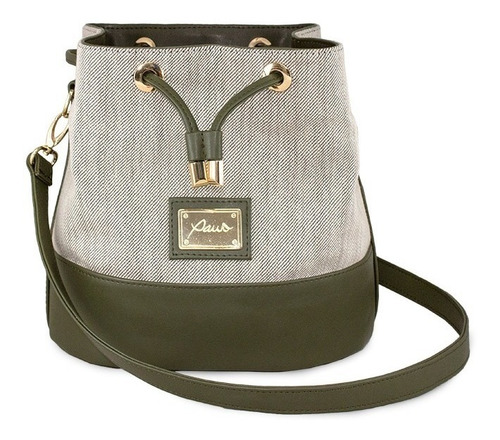 Imagen 1 de 5 de Bolsa Pawo Modelo Vega Color Verde Militar
