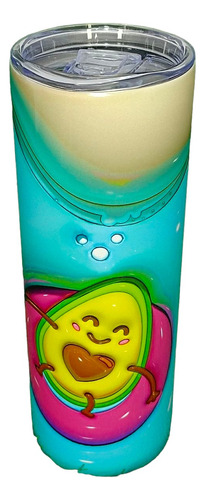 Termo Personalizado Sublimado Aguacate Amor 600ml Lpk