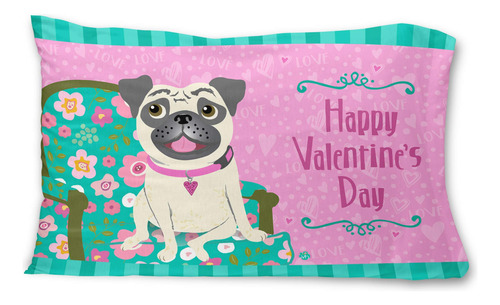 Caroline's Treasures Vha3002pillowcase Happy Valentine's Day