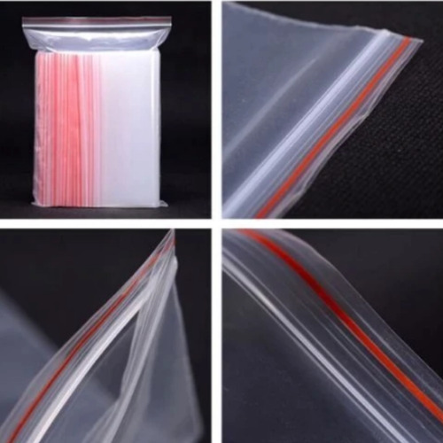 Imagem 4 de 6 de Sacos Saquinho Zip Lock Hermético 14x20 Abre E Fecha 100 Un.