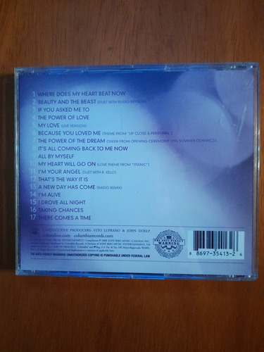 3 Cds D Celine Dion, Con Sus Grandes Exitos Ingles Y Frances