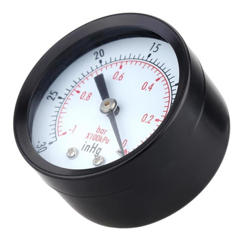 -30inhg / -1bar Mini Línea Manómetro De Vacío Aire De